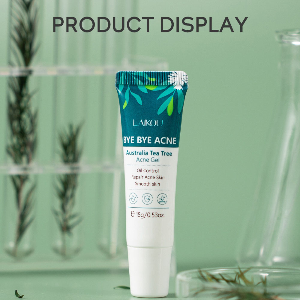 Tea Tree Spot Treatment - LAIKOUティーツリーアクネジェル15g、顔用ニキビ治療、オイルコントロール、シミスポットジェル、保湿リペアスキンケア