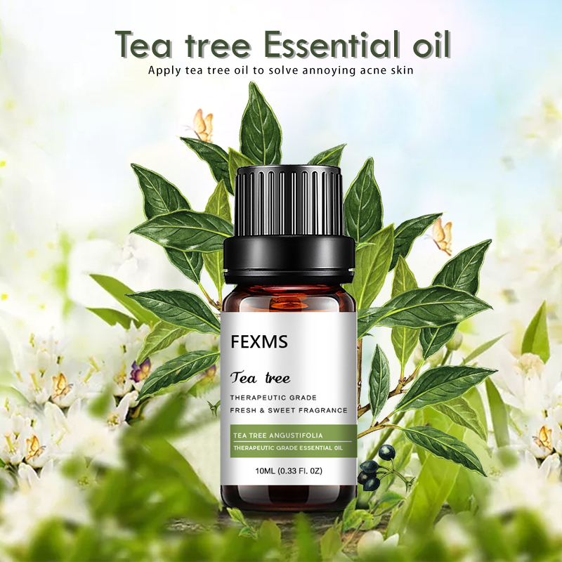 Tea Tree Spot Treatment - ティーツリー100% ピュアエッセンシャルオイル,肌,髪,乾いた頭皮,爪,アロマテラピー,ディフューザー用の高品質ティーツリーオイル