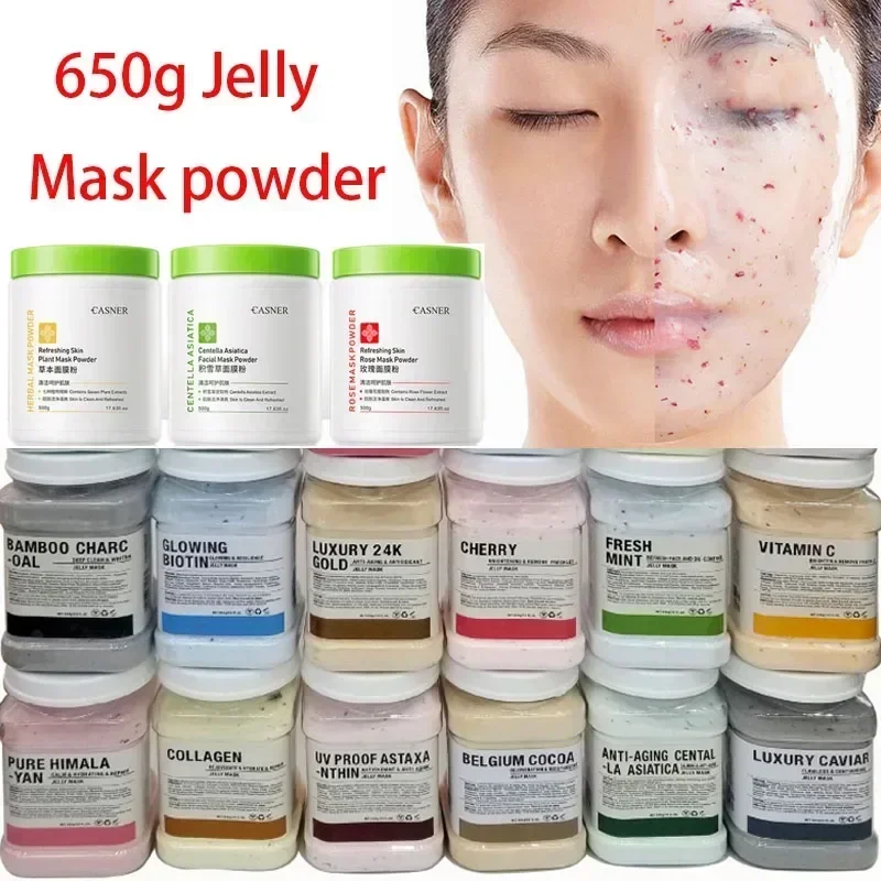 Tea Tree Spot Treatment - 650 グラムゴールドゼリーマスクパウダーヴァンパイア DIY 植物パウダーマスクはがすビタミン C ヒアルロン酸フェイシャルスキンケアローズ泥マスク