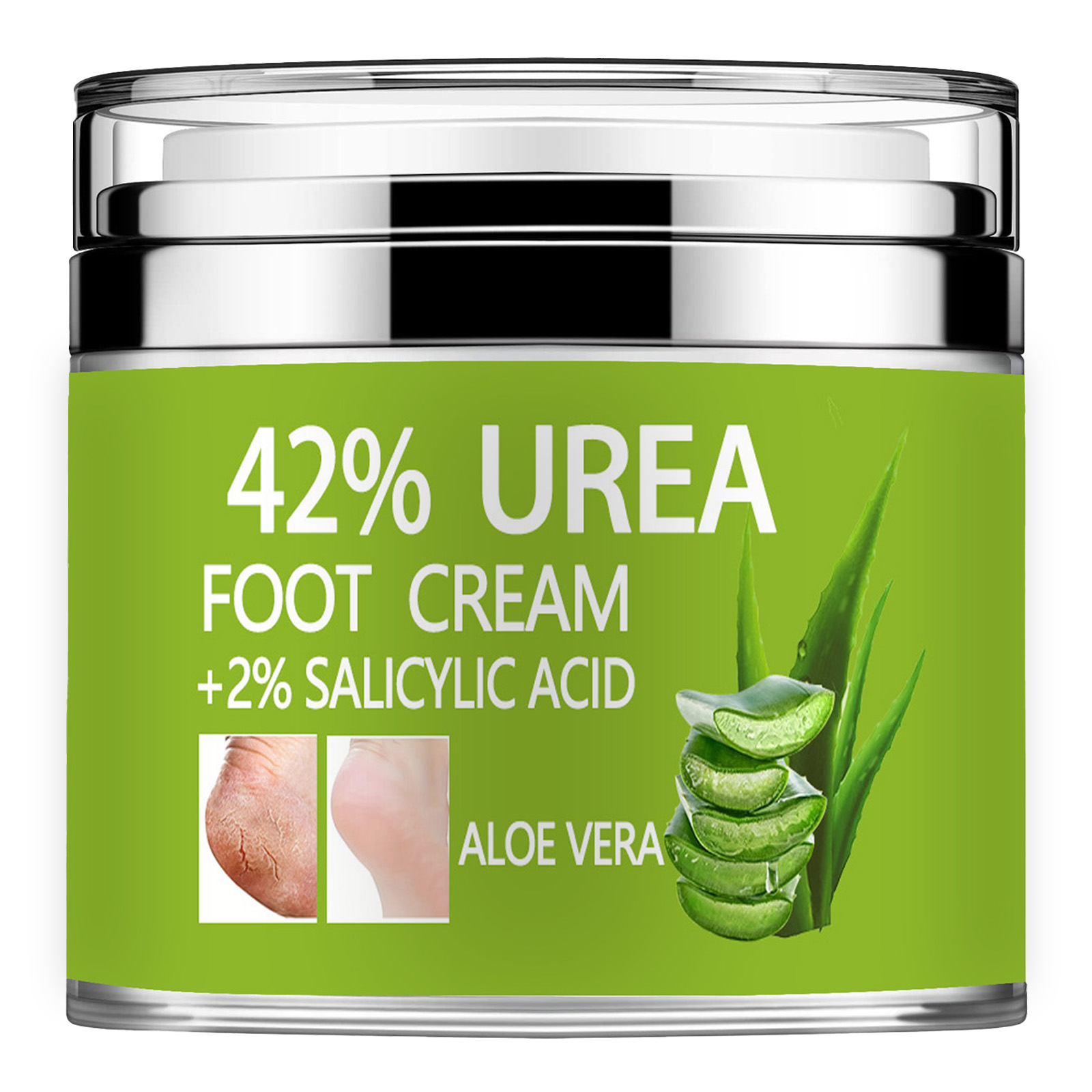 Azelaic Acid Cream - 尿素クリーム 42% プラス サリチル酸 2%、乾燥ひび割れたかかとの治療のためのラベンダー フット