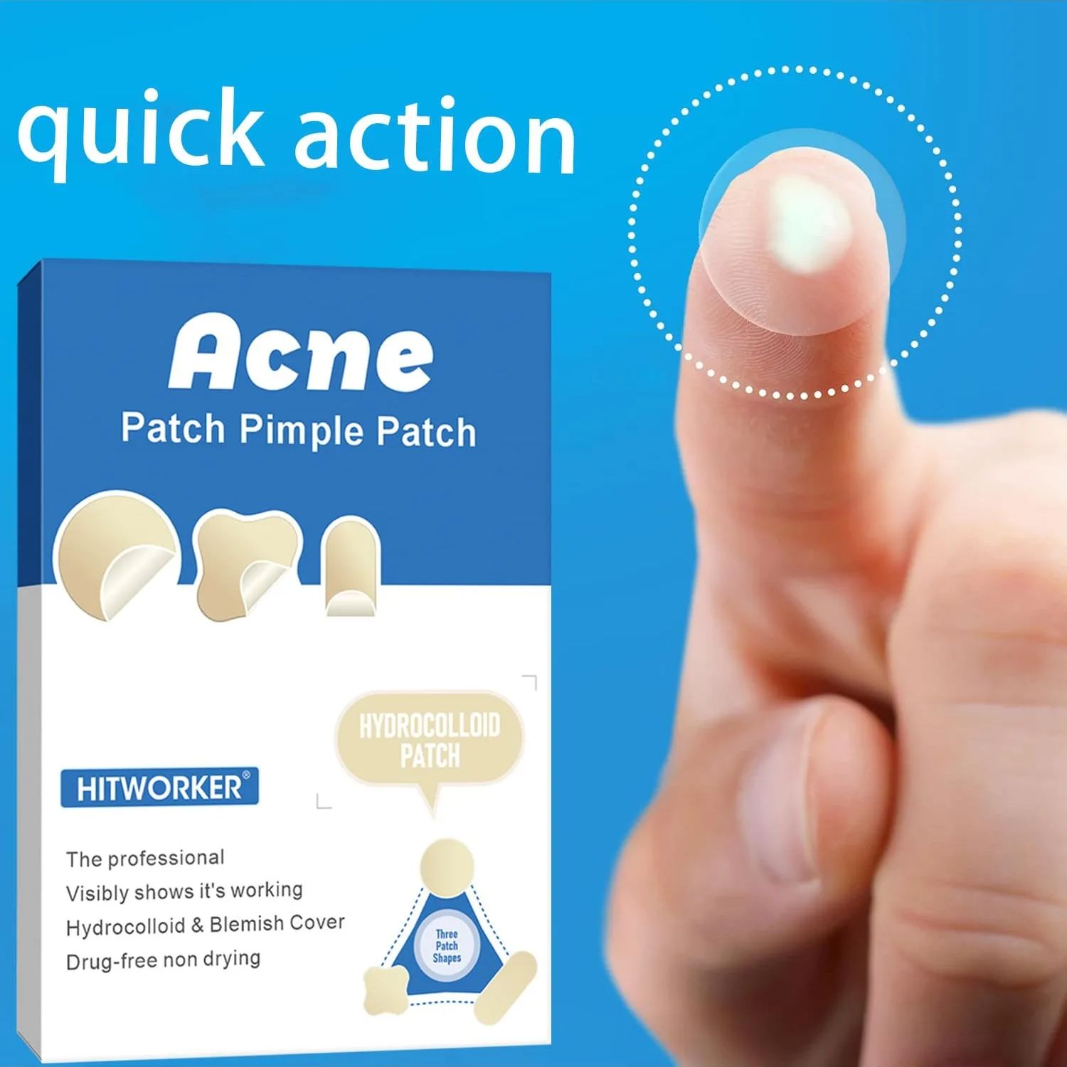 ハイドロゲル ニキビパッチ 150 枚 - アルコールフリー - Tea Tree Spot Treatment のレビューと価格