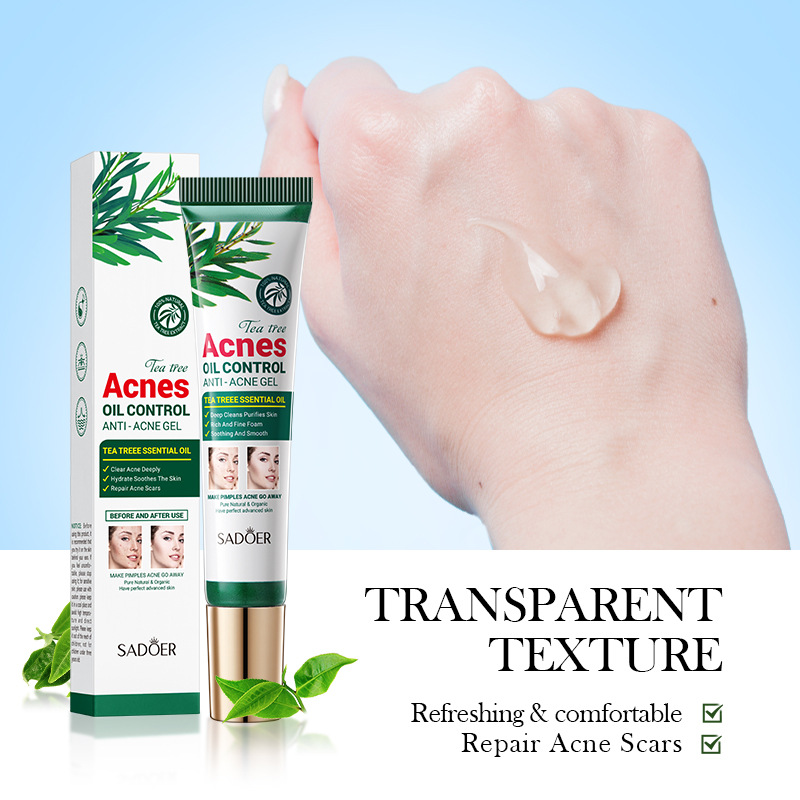 SADOER ティーツリーにきび除去クリームフェイシャルスキ - Tea Tree Spot Treatment のレビューと価格
