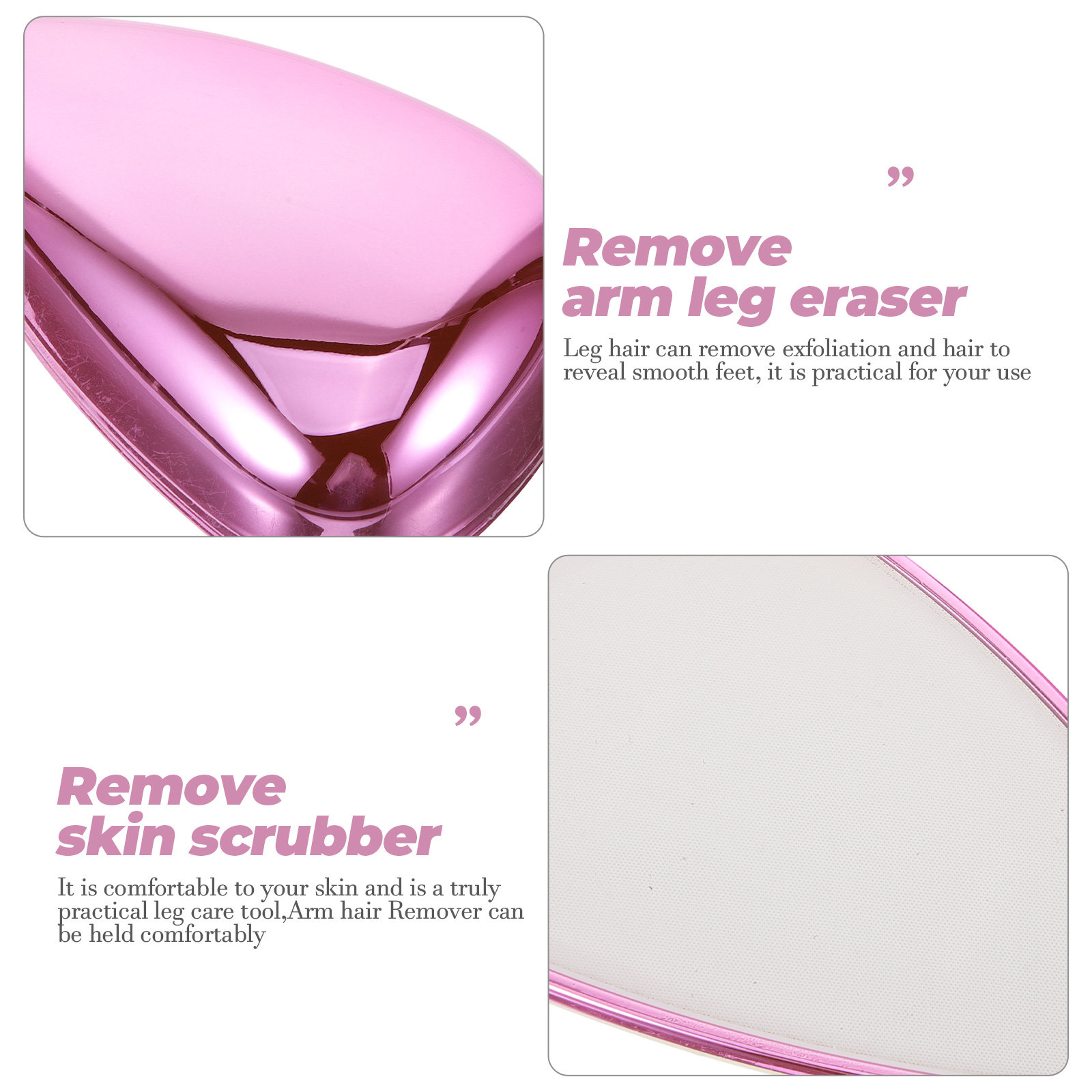 ヘアリムーバーハンドヘルド手動脱毛器腕脚毛消しゴム長寿命角質 - Skincare Labore のレビューと価格