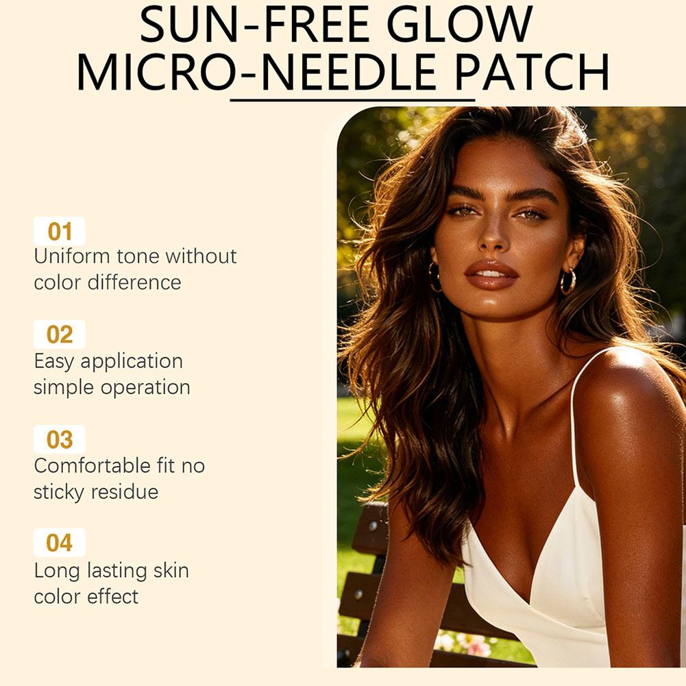 14枚入り サンフリーグロー マイクロニードル タンニングパ - Skincare Glowing のレビューと価格